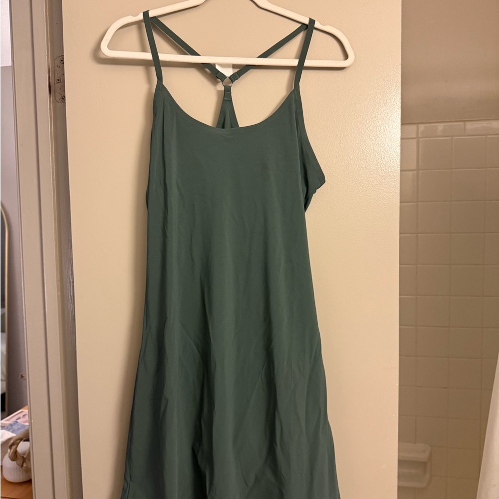 Outdoor Voices Forest Green Exercise Dress
